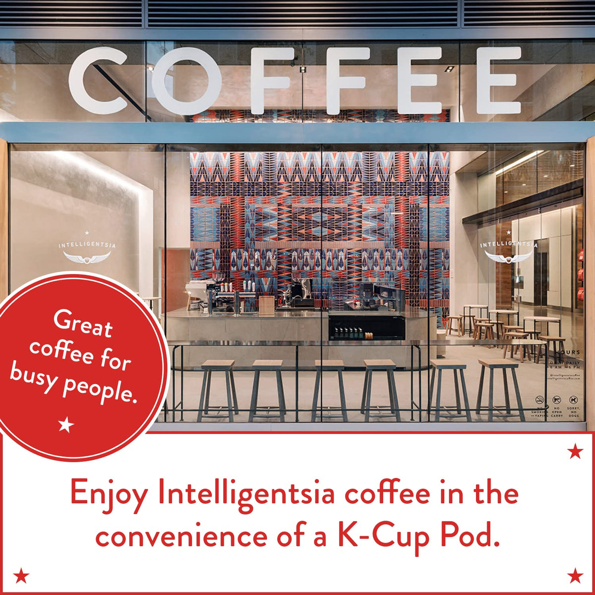 Intelligentsia El Gallo Organic Light Roast K-Cups — 3 Boxes of 10 | Milk Chocolate, Honey, Cola