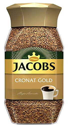 Jacobs Cronat Gold Instant Coffee 200g – Pack of 6 | Rich Aroma, Smooth Taste