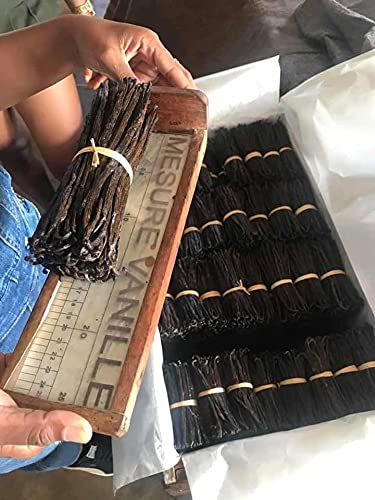 JL Gourmet Imports: 50 Madagascar Vanilla Beans Whole Grade A Pods for Baking, Extract, Cooking, Brewing