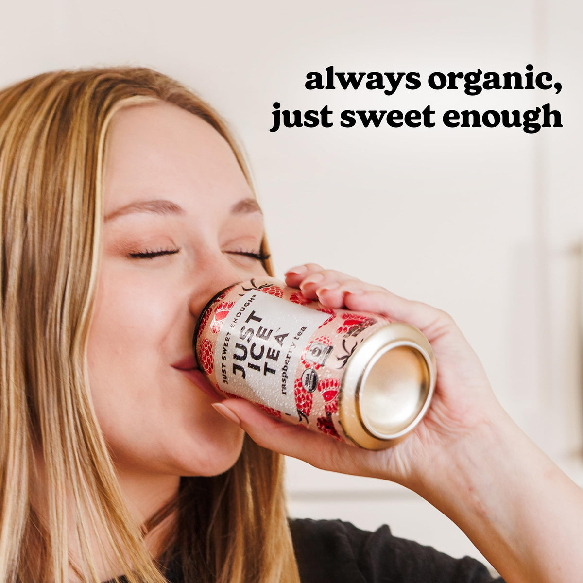 Just Ice Tea Mint Iced Tea: 12-Pack, Caffeine-Free Herbal, Organic & Fair Trade, Made in USA