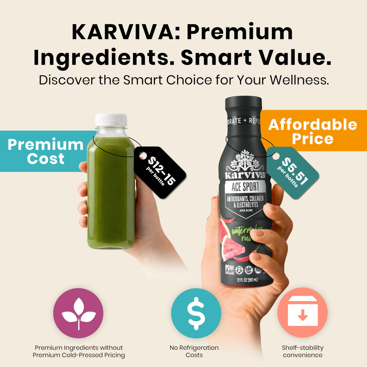 Karviva Organic Juice Cleanse for Glowing Skin, Digestive Support & Craving Control