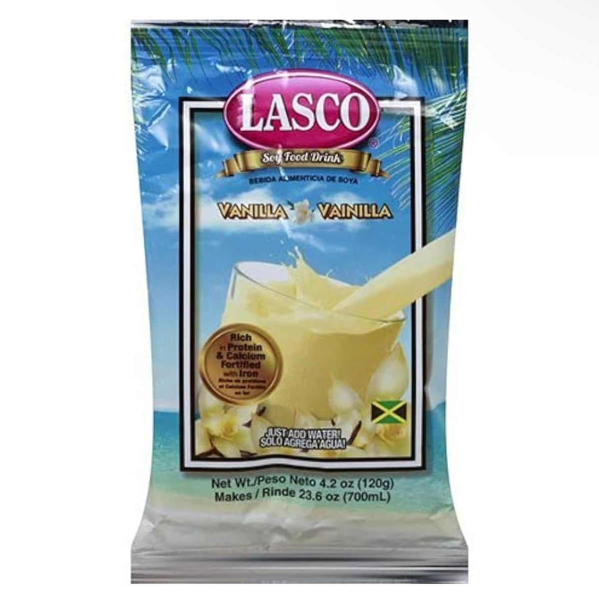 LASCO Food Drink Vanilla – 50% Less Sugar, 4.2 oz (Pack of 24)