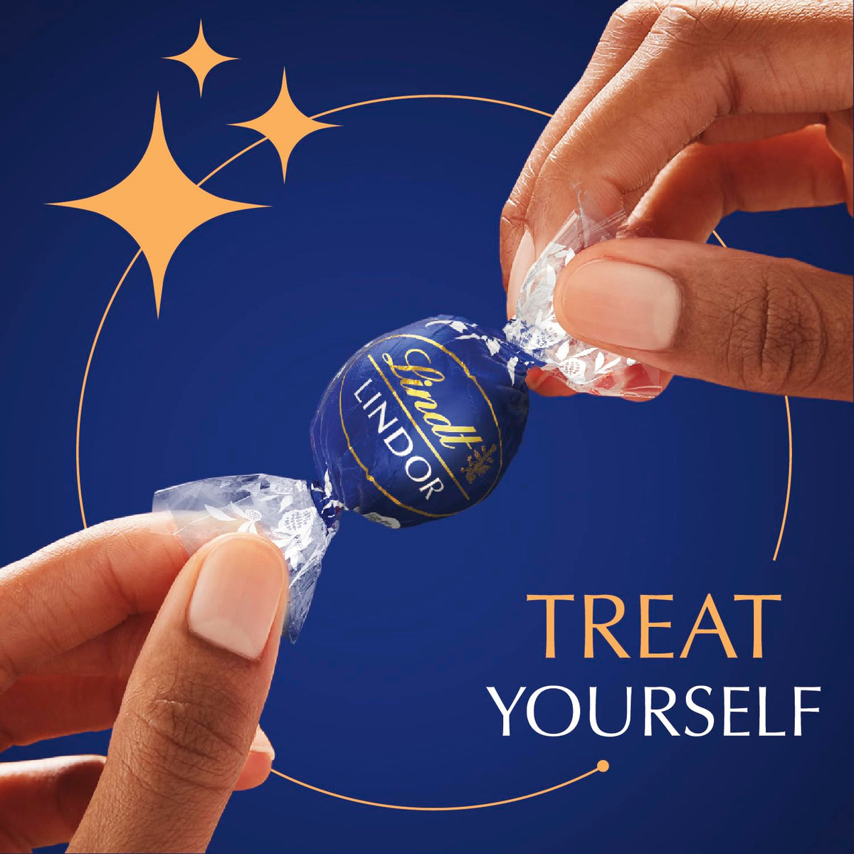 Lindt Lindor Dark Chocolate Truffles – 60-Count Gift Box