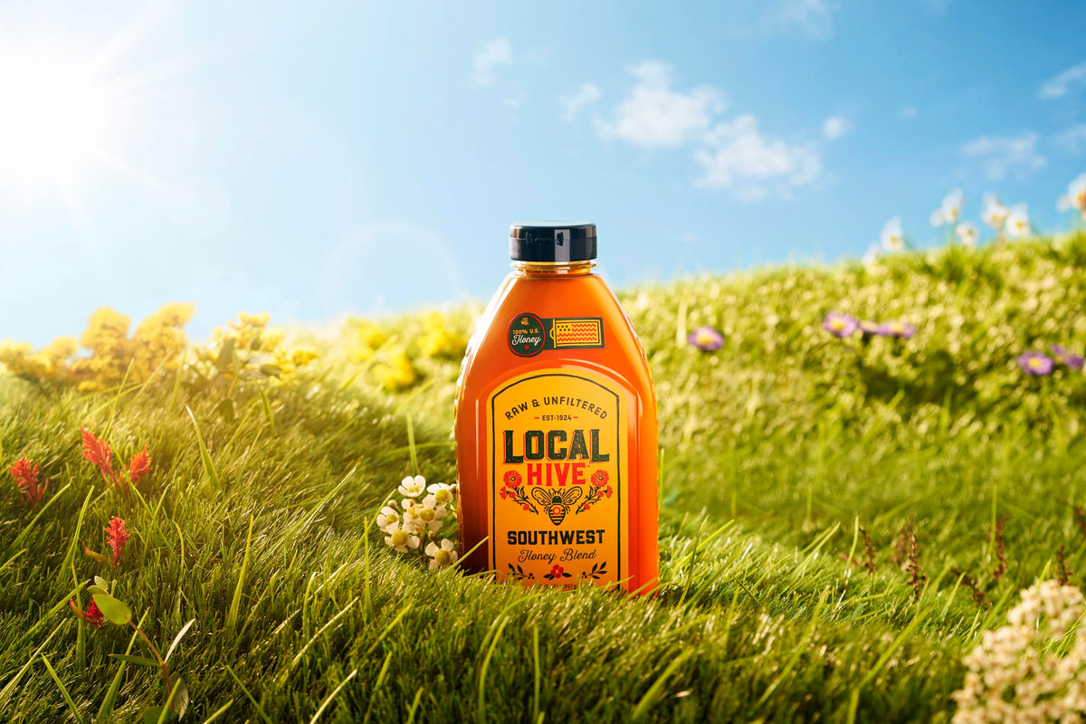 Local Hive Southwest Raw & Unfiltered Honey – 32 oz | 100% Pure U.S. Honey
