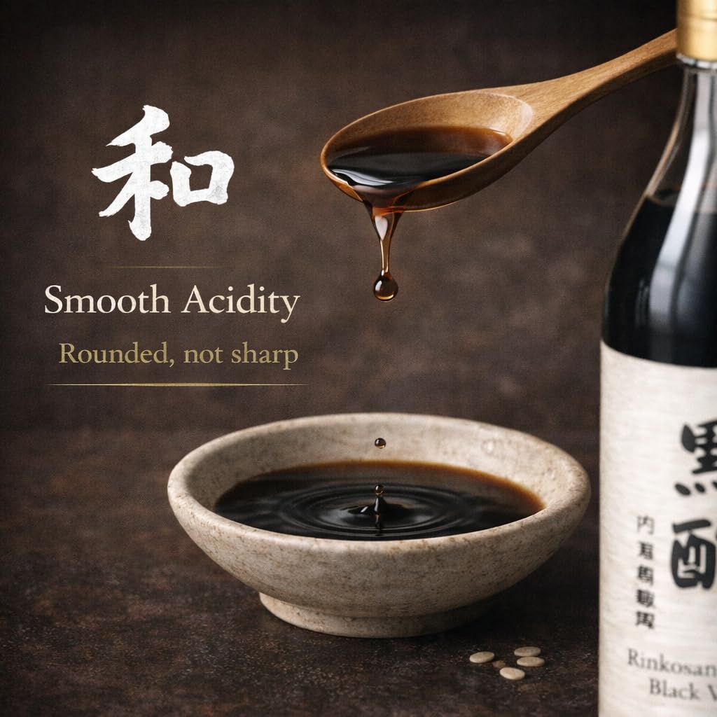 MAJI RICE Japanese Black Vinegar – Uchibori Rinkosan Kurozu (Double Brown Rice Fermented)