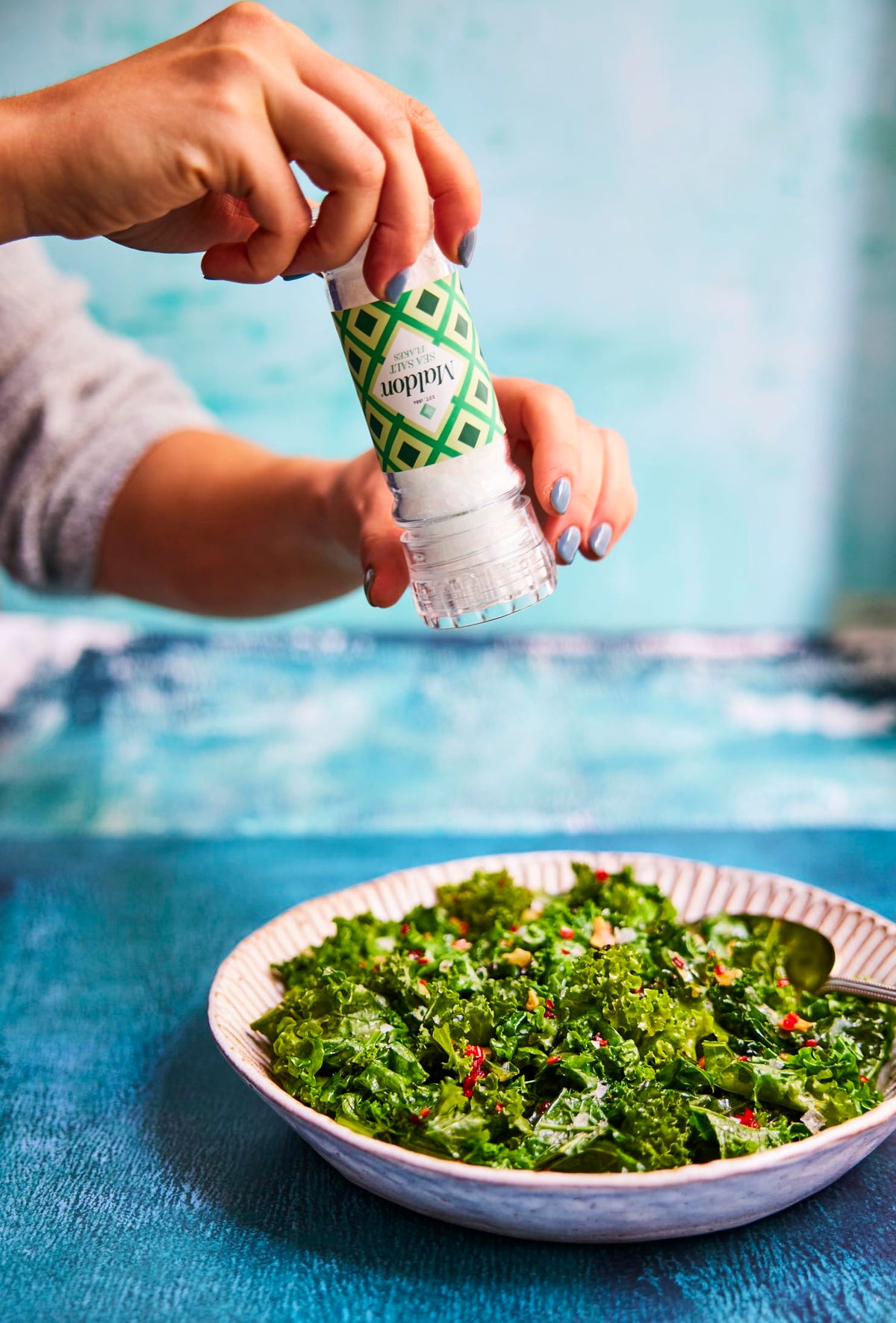 Maldon Sea Salt Grinder 55 g – Refillable, Adjustable, Pyramid Crystals | Kosher & Natural