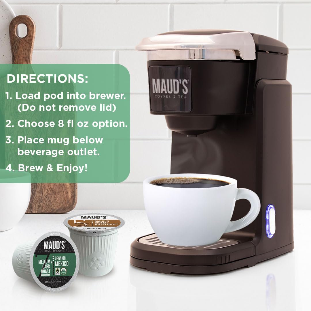 Maud's Coffee Lovers Variety Pack — 40 Ct, 16 Flavors, 100% Arabica, Keurig Compatible