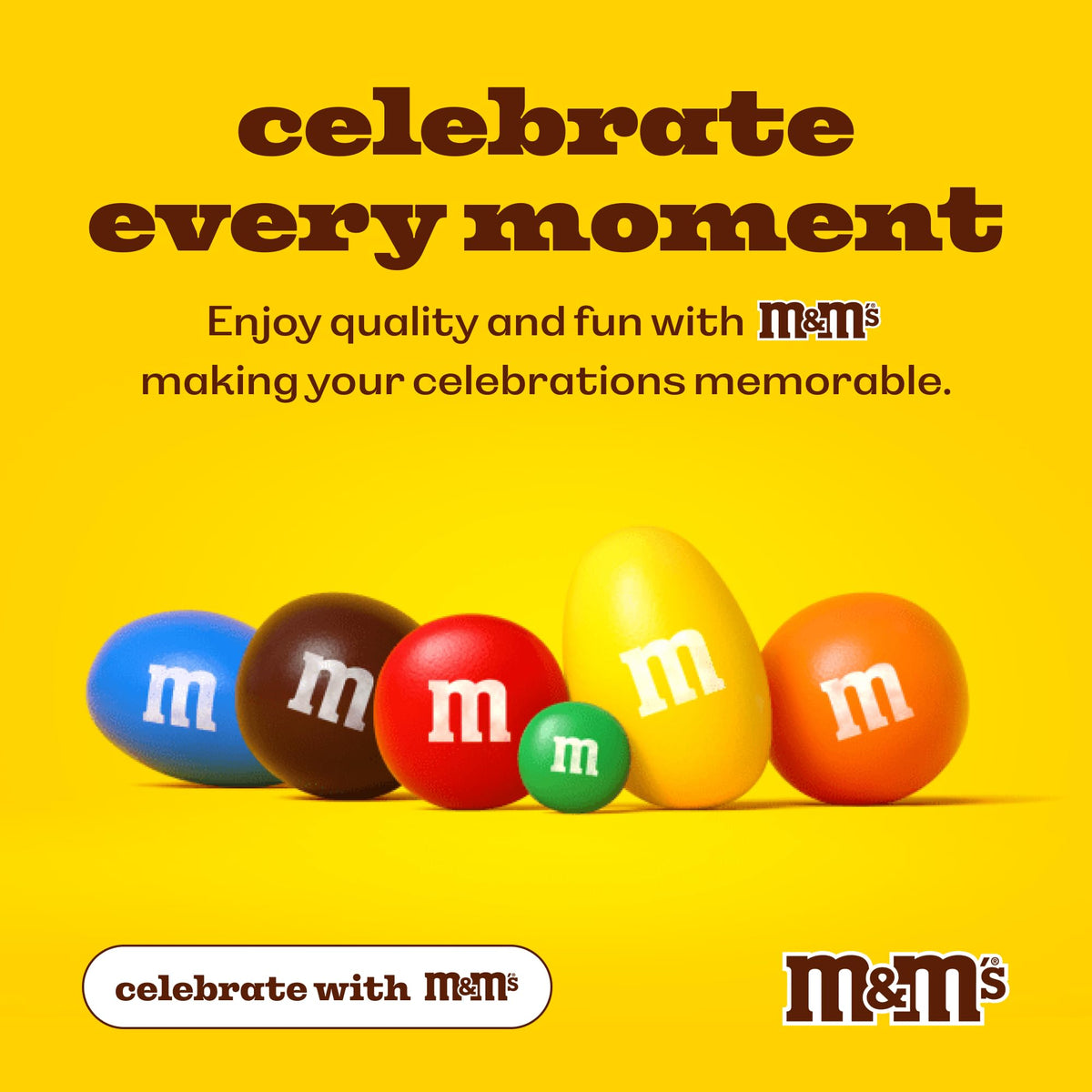 M&M’S WORLD Milk Chocolate Easter Party Favors – 30 Pack (Printed M&M’S Candies)