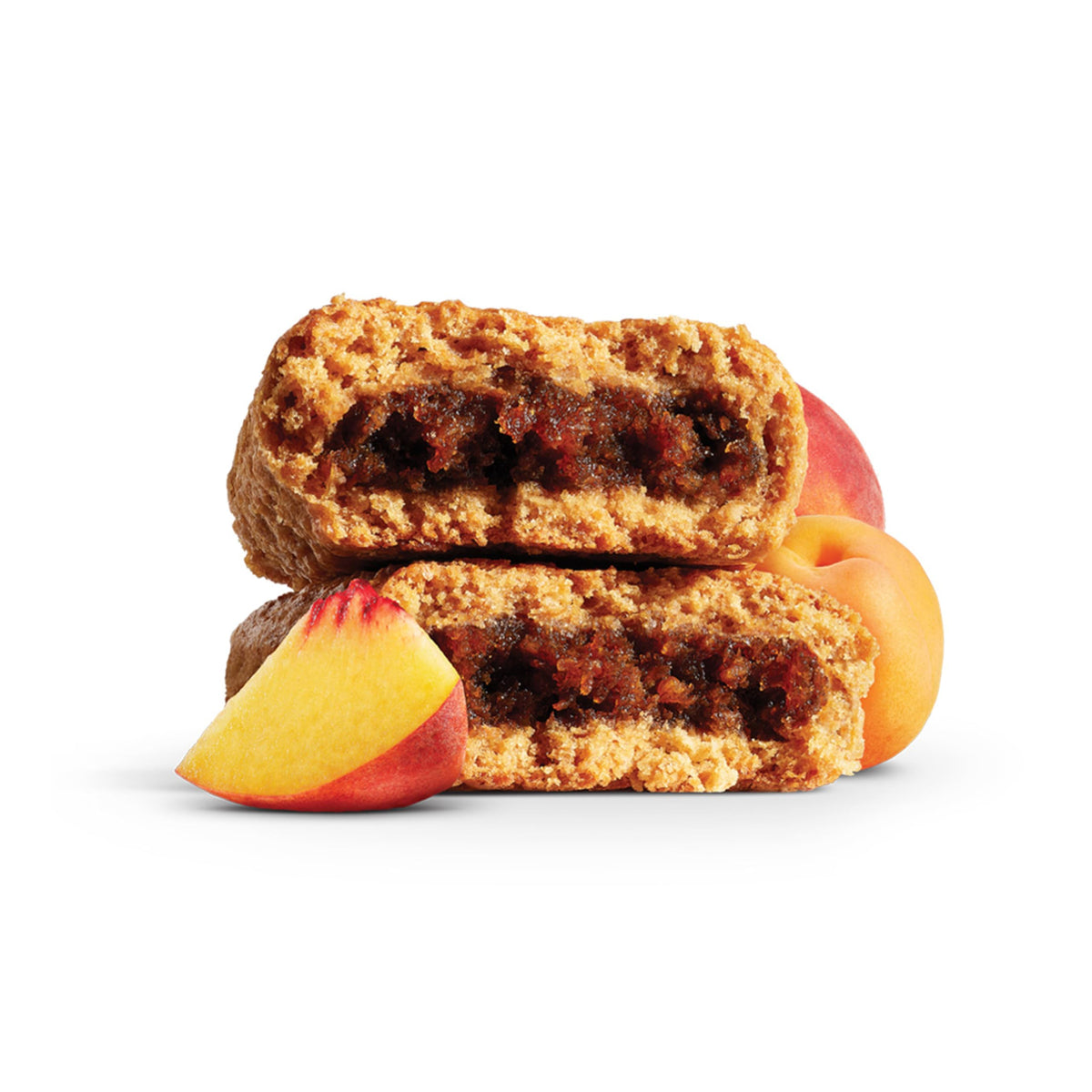 Nature's Bakery Whole Wheat Fig Bars – Peach Apricot, 6 Count (Pack of 6) | Vegan, Non-GMO Snack Bars