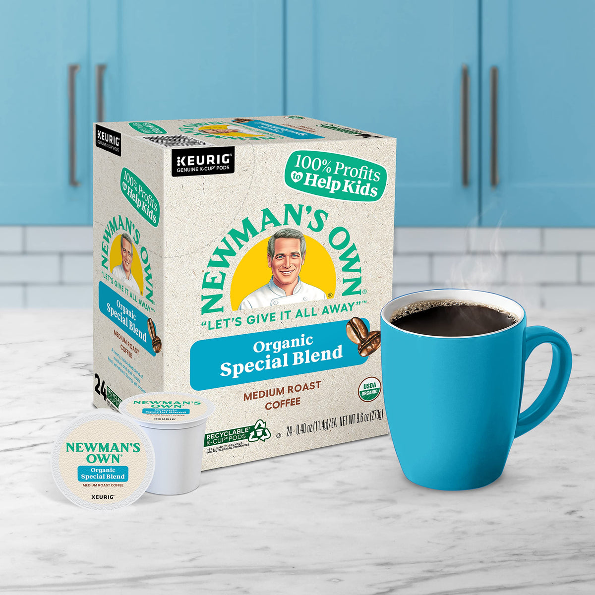 Newman's Own Organics Special Blend Extra Bold K-Cups – Keurig, 24-Count (Pack of 2)