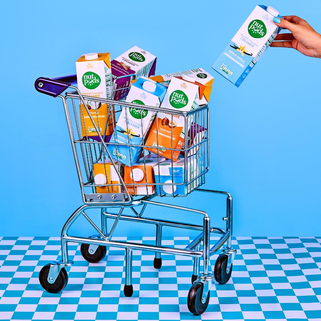 nutpods Unsweetened Cinnamon Churro Dairy-Free Coffee Creamer - 32oz 3-Pack