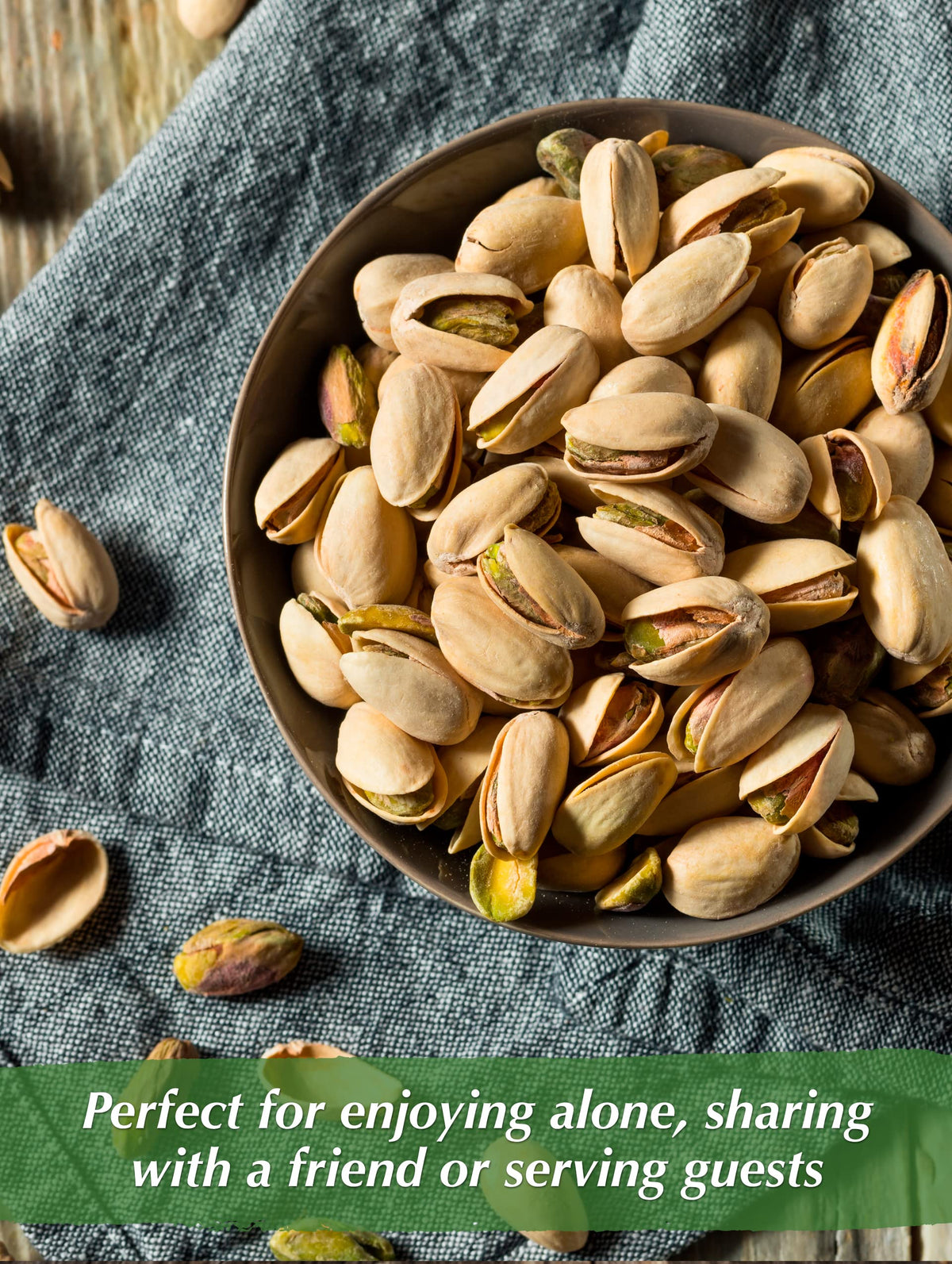 NUTS U.S. California Pistachios – Roasted & Salted, No Wax, NON-GMO, Resealable 3 LBS