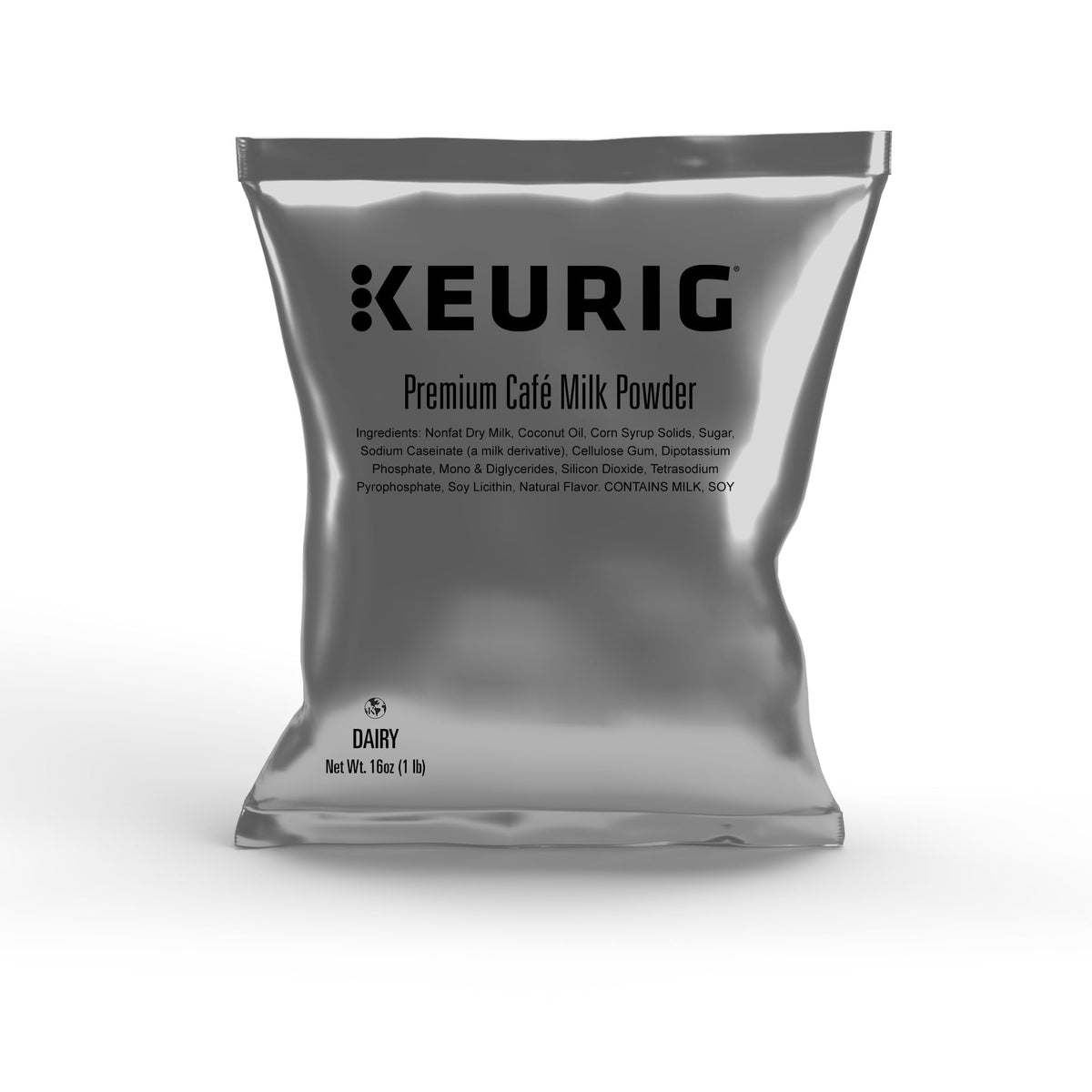 Keurig Premium Café Milk Powder – 1lb Bag for Lattes & Cappuccinos