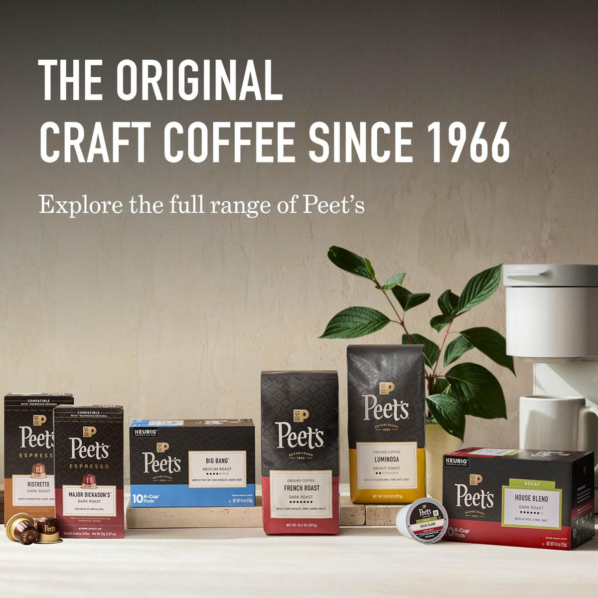 Peet's Coffee Sumatra Dark Roast Pods – 100% Arabica, Single Origin, 32-Count
