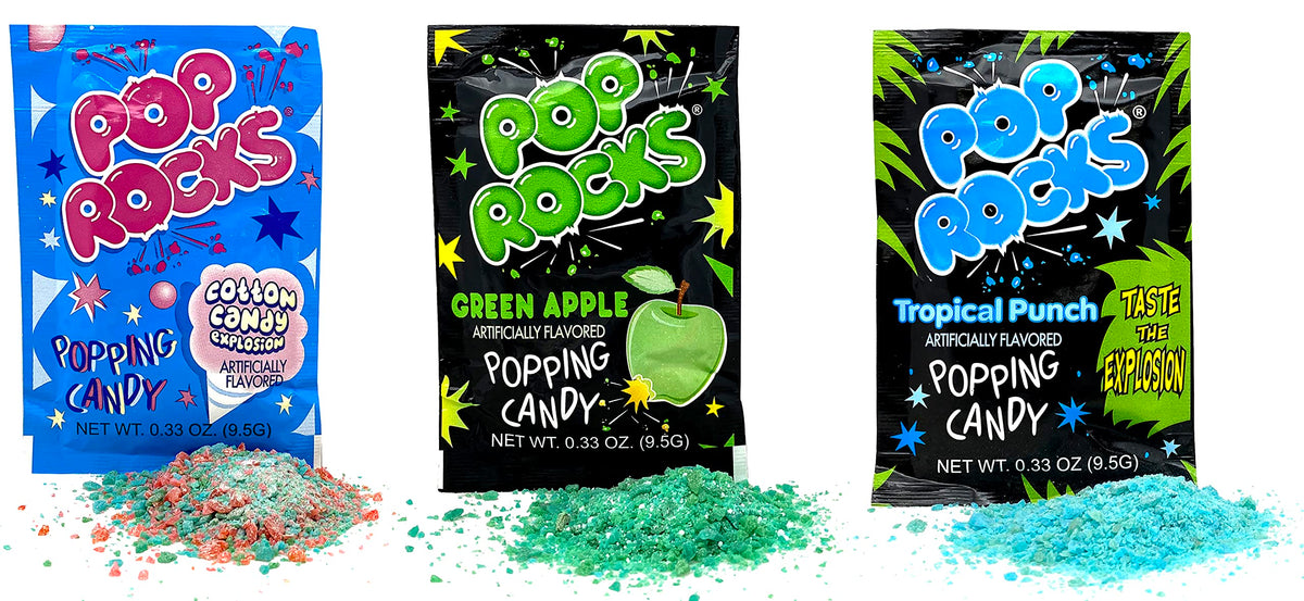 Pop Rocks Candy Variety Pack – 36 Count Bulk Popping Candy, Nine Flavors