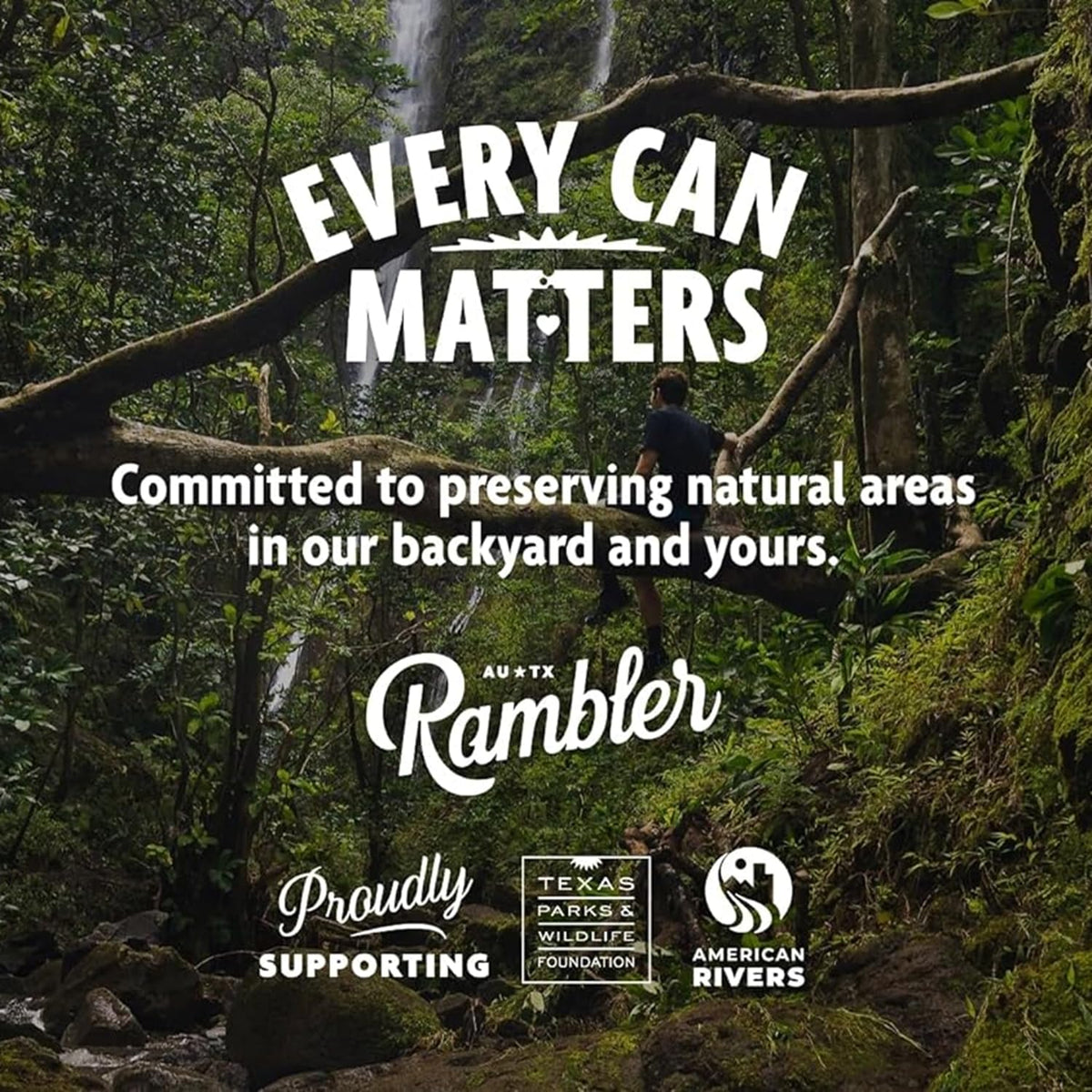 RAMBLER AUTX Sparkling Water Variety Pack – 24 Cans (12 oz each): Original, Lemon-Lime, Grapefruit with Texas Limestone Mineral Blend