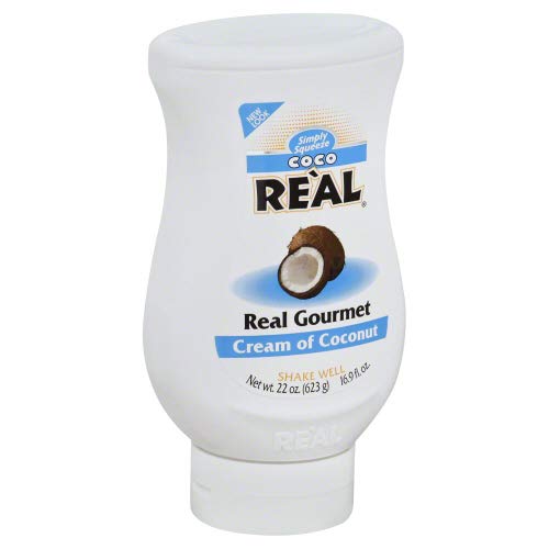 Real Coco Cream of Coconut 22 OZ – Pack of 6 | Smooth, Uniform Coconut Cream for Cocktails