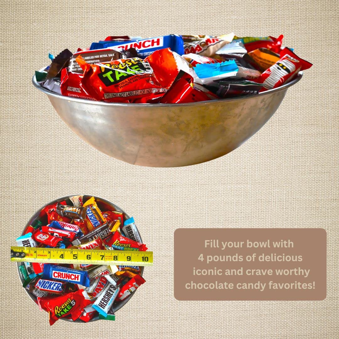 River Finn Organics Ultimate Assorted Chocolate Candy Mix – 4 Lb Bulk, Individually Wrapped Minis