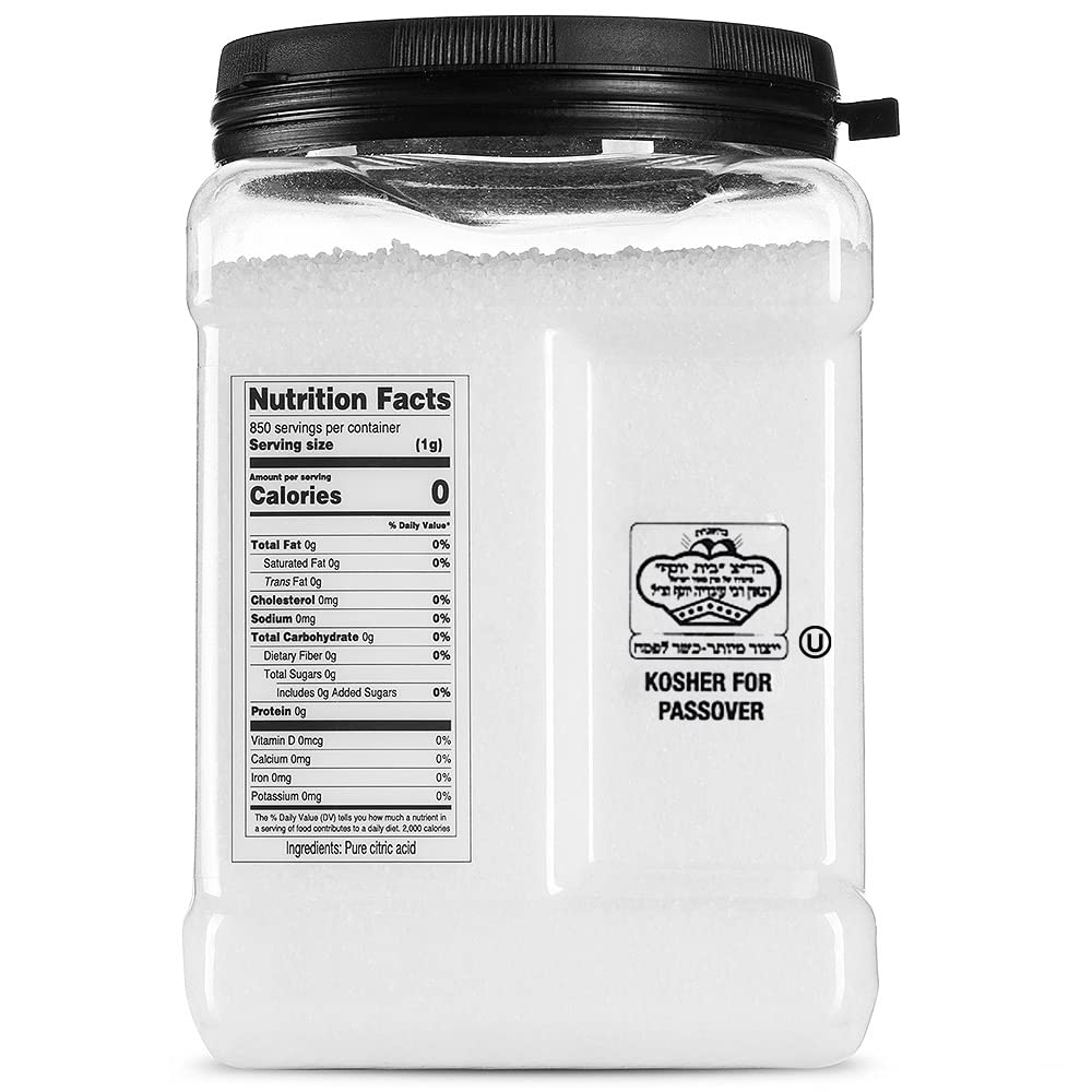Roots Circle All-Natural Citric Acid | 2 Pack 3.75 lb | Kosher for Passover | Food-Grade for Cooking, Cleaning & DIY