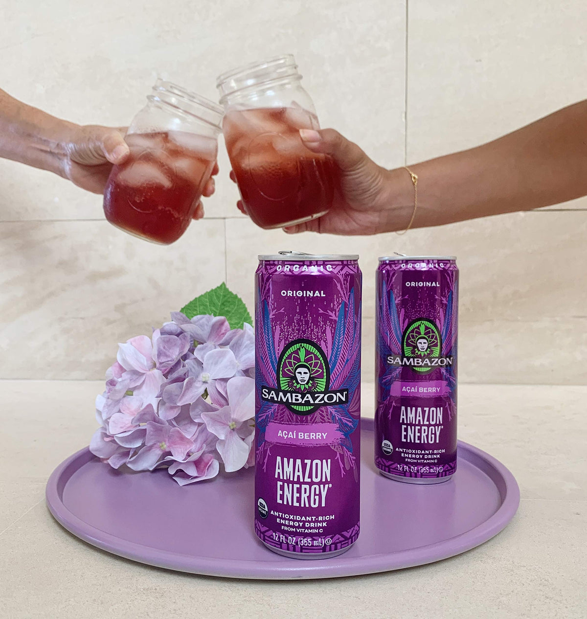 Sambazon Organic Amazon Energy Drink Original Acai Berry — 12x12oz Pack