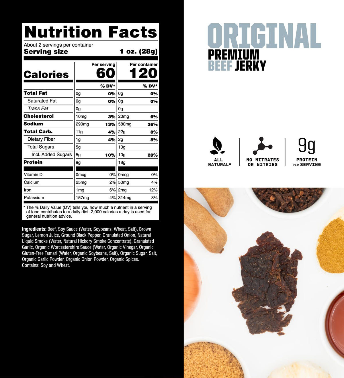Savage Jerky Co. Bacon & Beef Jerky 6-Pack – Gluten Free, High Protein