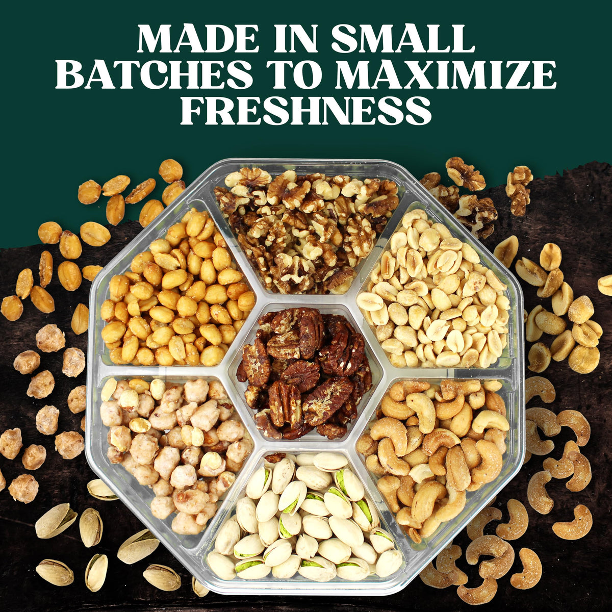 Fathers Day Nuts Gift Basket – Gourmet Fresh Roasted Nuts by Simple Orchards