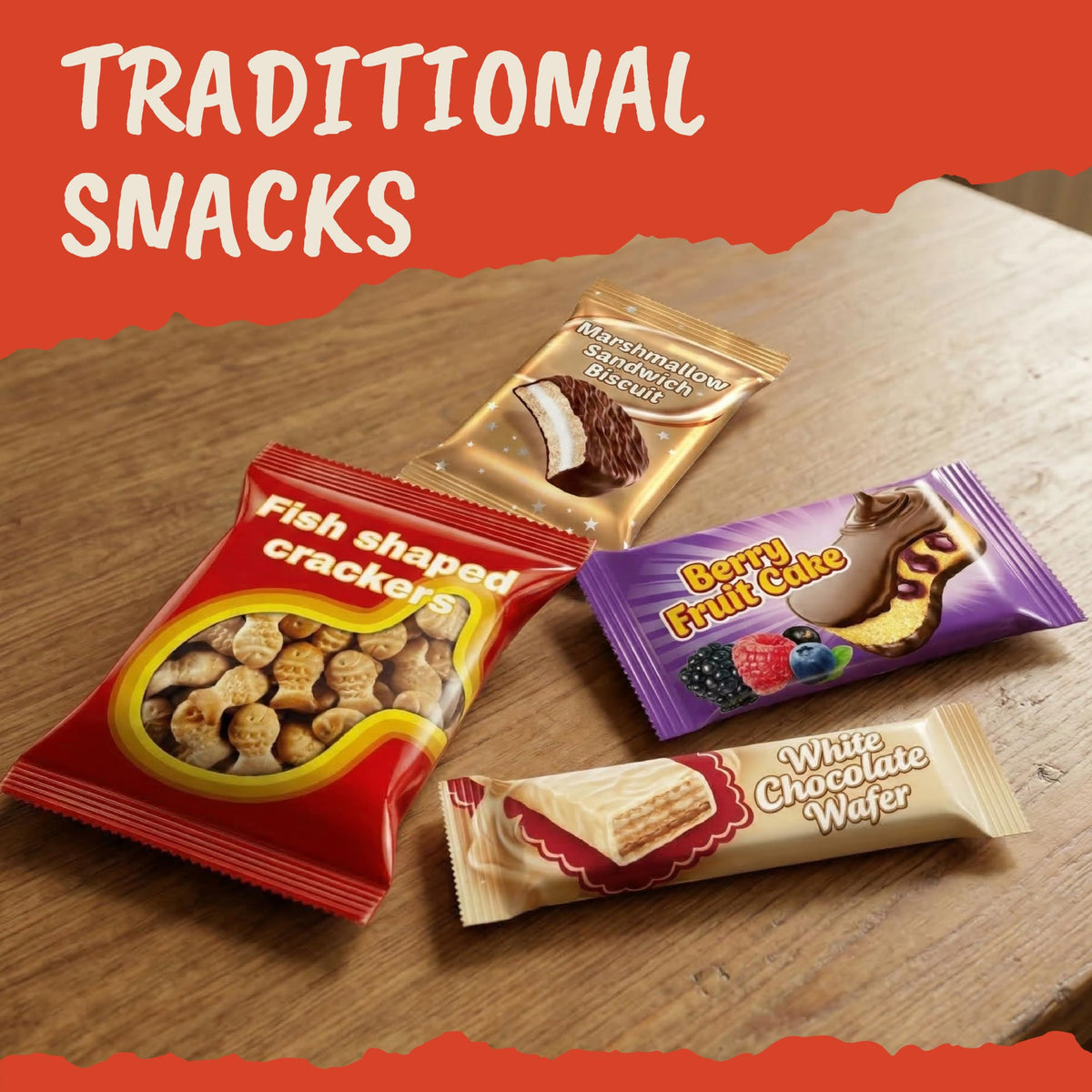 SnackRush International Snack Box – 34-Piece Global Tasting Tour of Exotic Candies & Treats