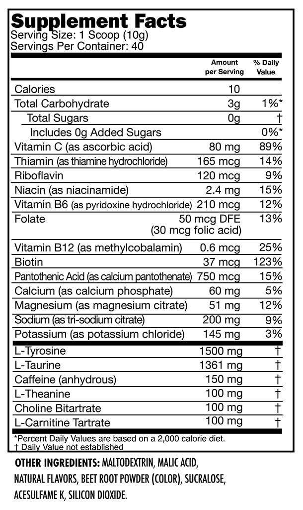 SNEAK Energy Drink Powder – Strawberry Watermelon | No Sugar, Natural Caffeine, 40 Servings