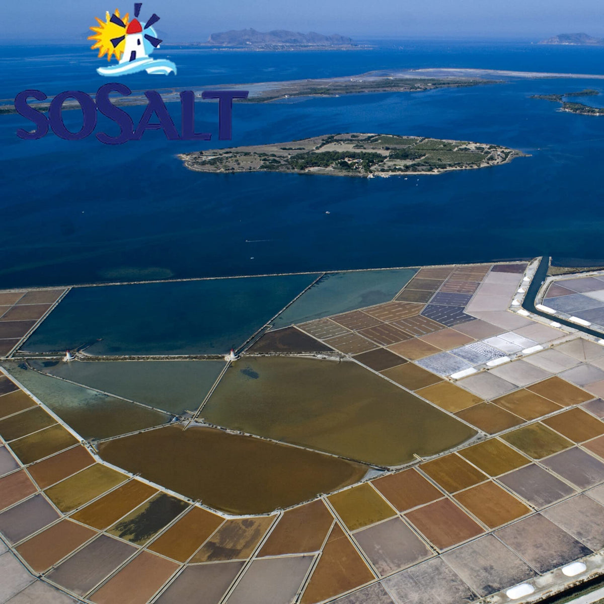 SOSALT DAL MARE DI TRAPANI Coarse Sicilian Sea Salt – Bulk 12.5 kg, Kosher OU, Trapani, Sicily