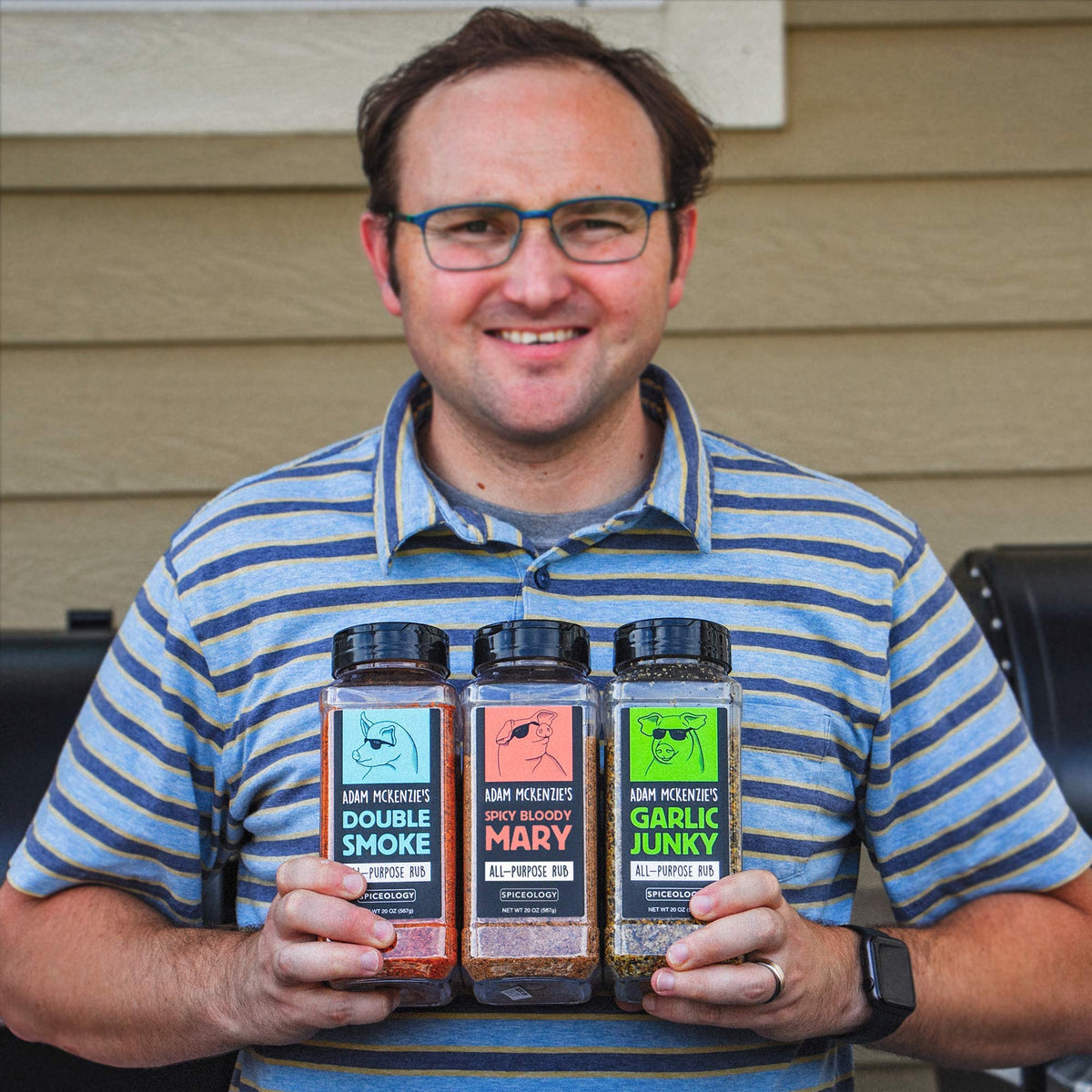 Spiceology Garlic Junkie with Adam McKenzie – All-Purpose Seasoning & BBQ Rub (20 oz)