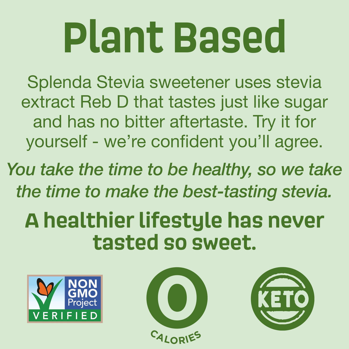 SPLENDA Stevia Zero Calorie Sweetener — Granulated Powder & 1000 Single-Serve Packets