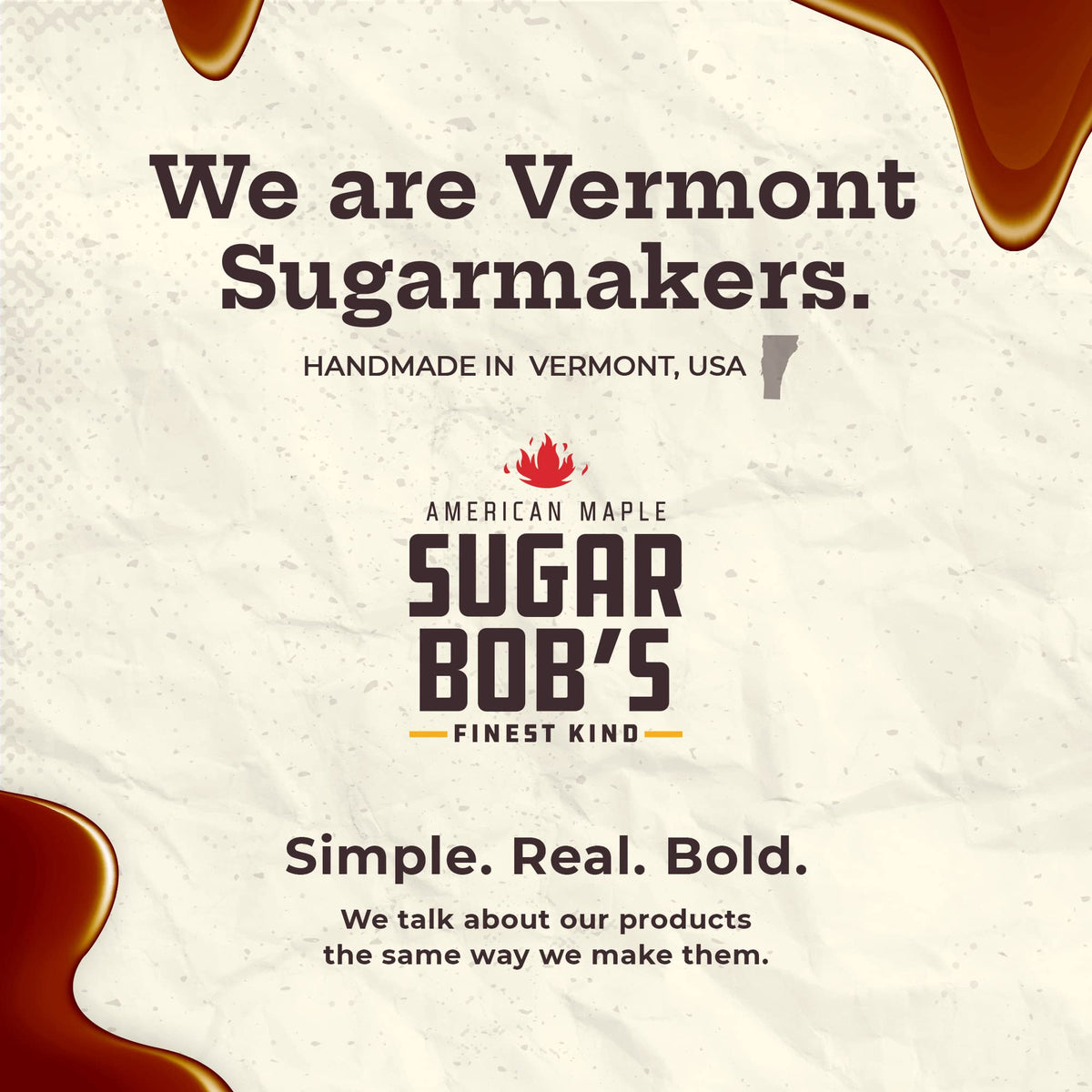 Sugar Bob's Finest Kind Smoked Maple Syrup – 32 oz Vermont Glaze, Marinade & Cocktail Mixer