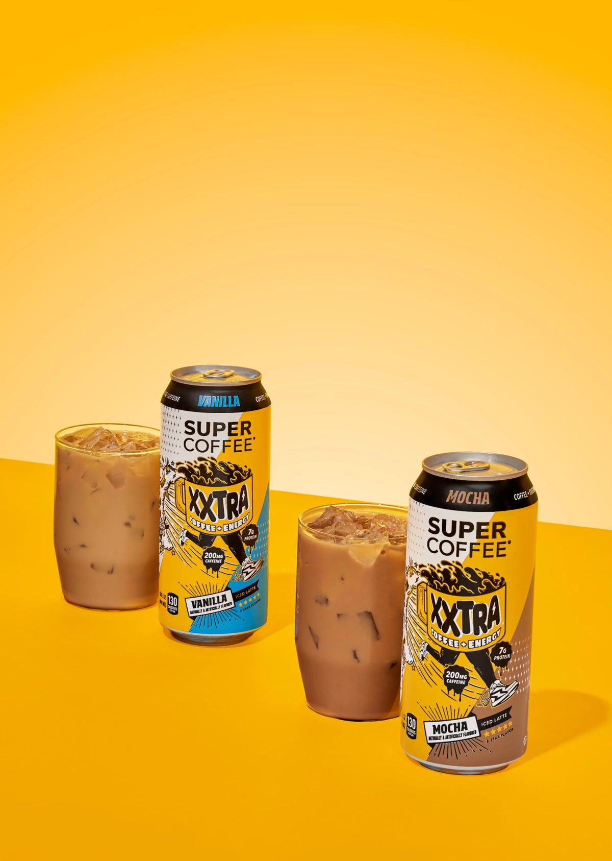 SUPER COFFEE XXTRA Keto Protein Coffee – 7g Protein, 0g Added Sugar, 130 Calories, Caramel, 15oz Can (12 Pack) | Iced Smart Coffee