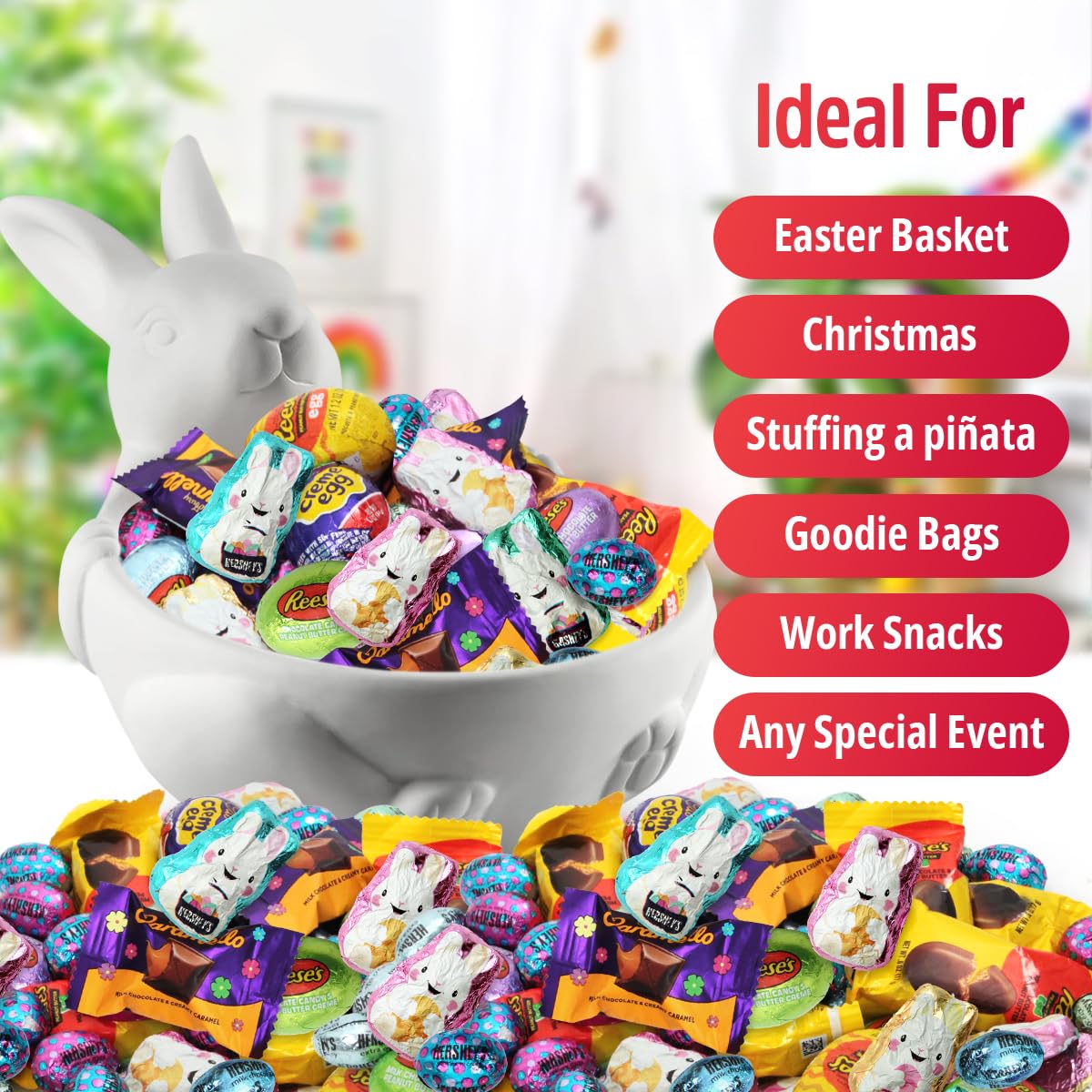 SWEETSIDE CANDY CO. Easter Chocolate Variety Pack – 5lb Bulk Assortment