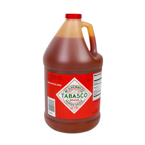 TABASCO Pepper Sauce – 1 Gallon Bottle | Bold Heat for Everyday Cooking