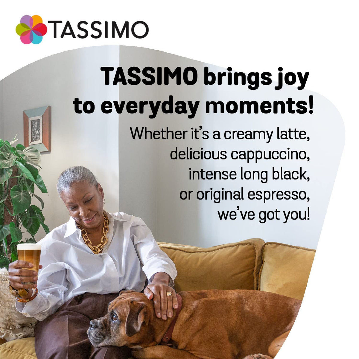 TASSIMO Costa Latte Pods — 80 Discs (40 Servings) | Pack of 5