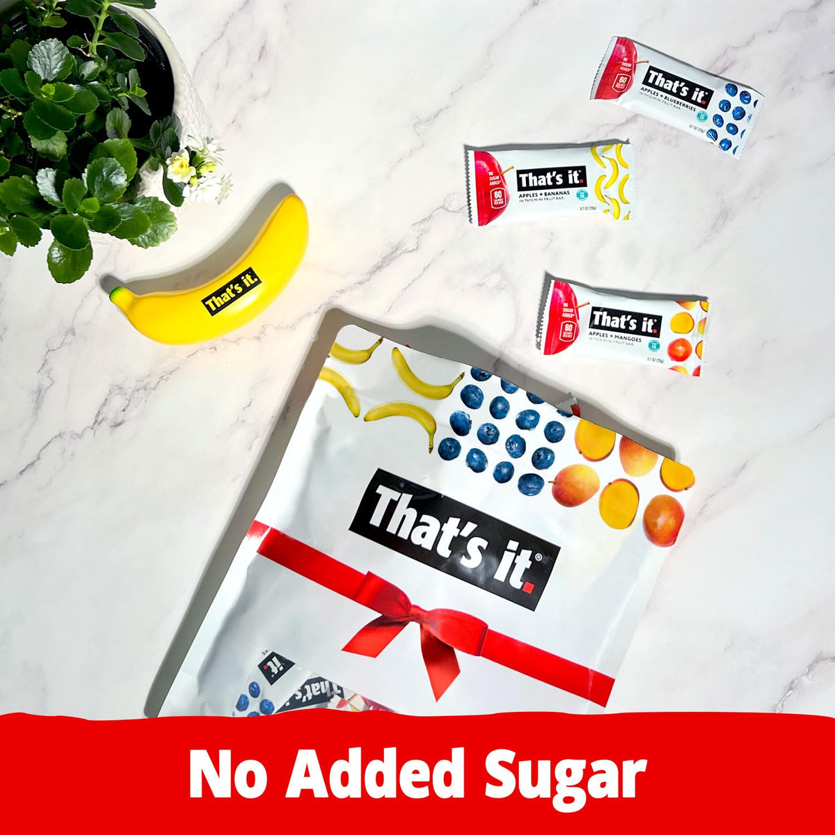 That's it. Mini Fruit Bars Gift Pouch – 36 Count Variety (No Sugar Added, Plant-Based, Gluten Free, Vegan, Paleo, Non-GMO, Fiber)