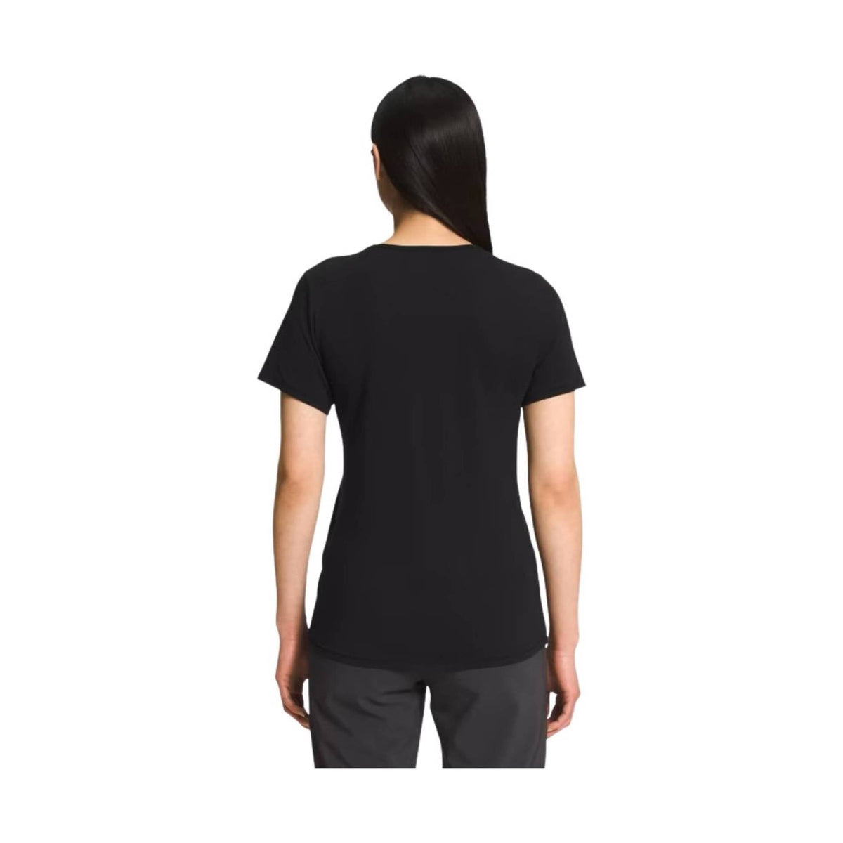 The North Face Women's Terrain Short Sleeve Scoop-Neck Tee - Black