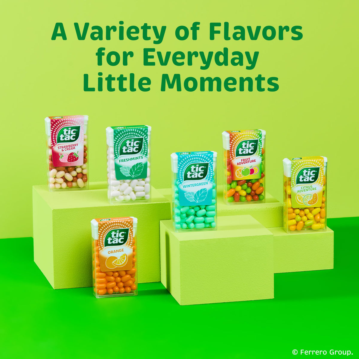 Tic Tac Wintergreen Breath Mints – 100 Mints per Pack, Bulk 12 Pack, 1.7 oz Each