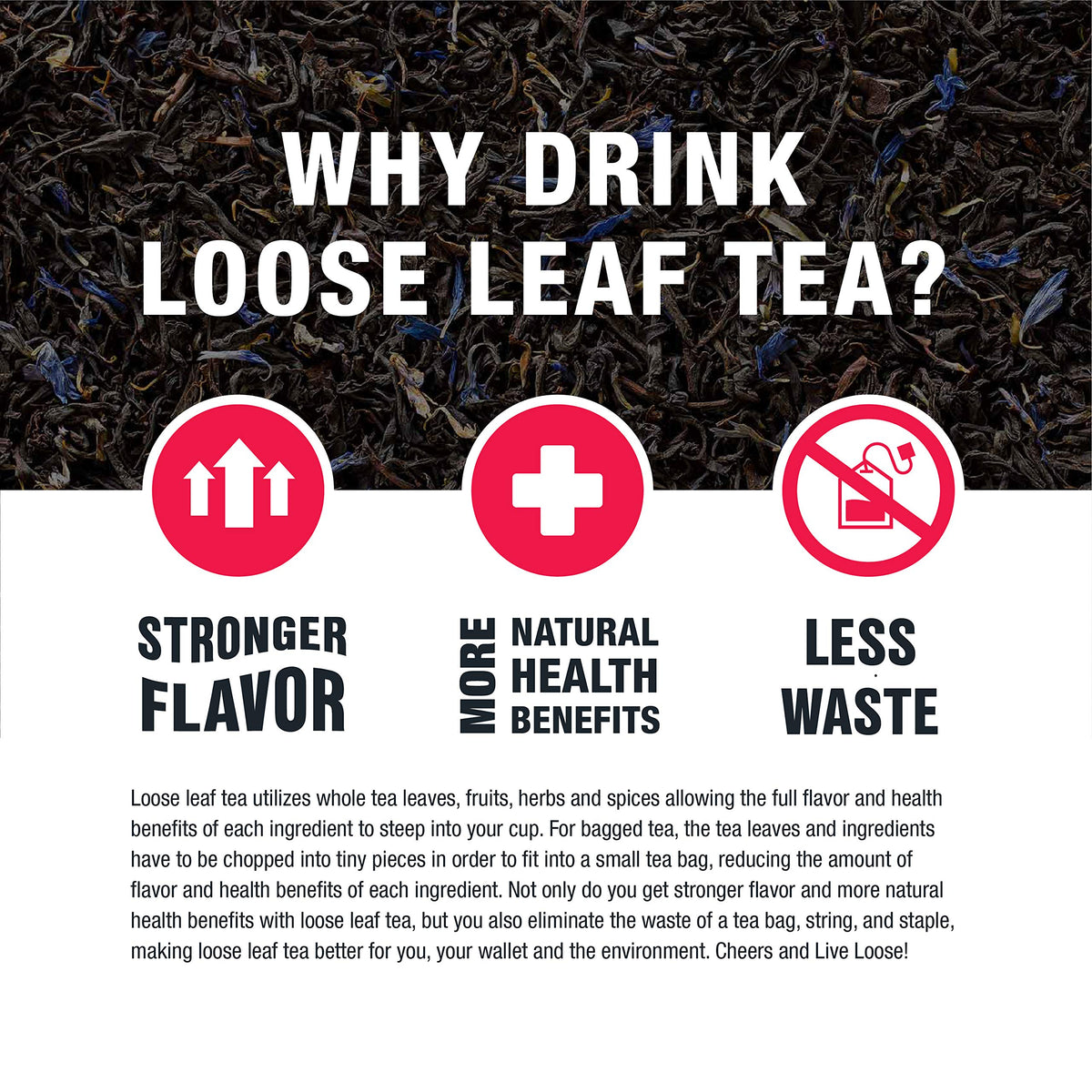 Tiesta Tea - Creamy Earl Grey de la Crème Loose Leaf, Mother's Day Edition, Premium Black Tea, 16 oz Bulk Pouch