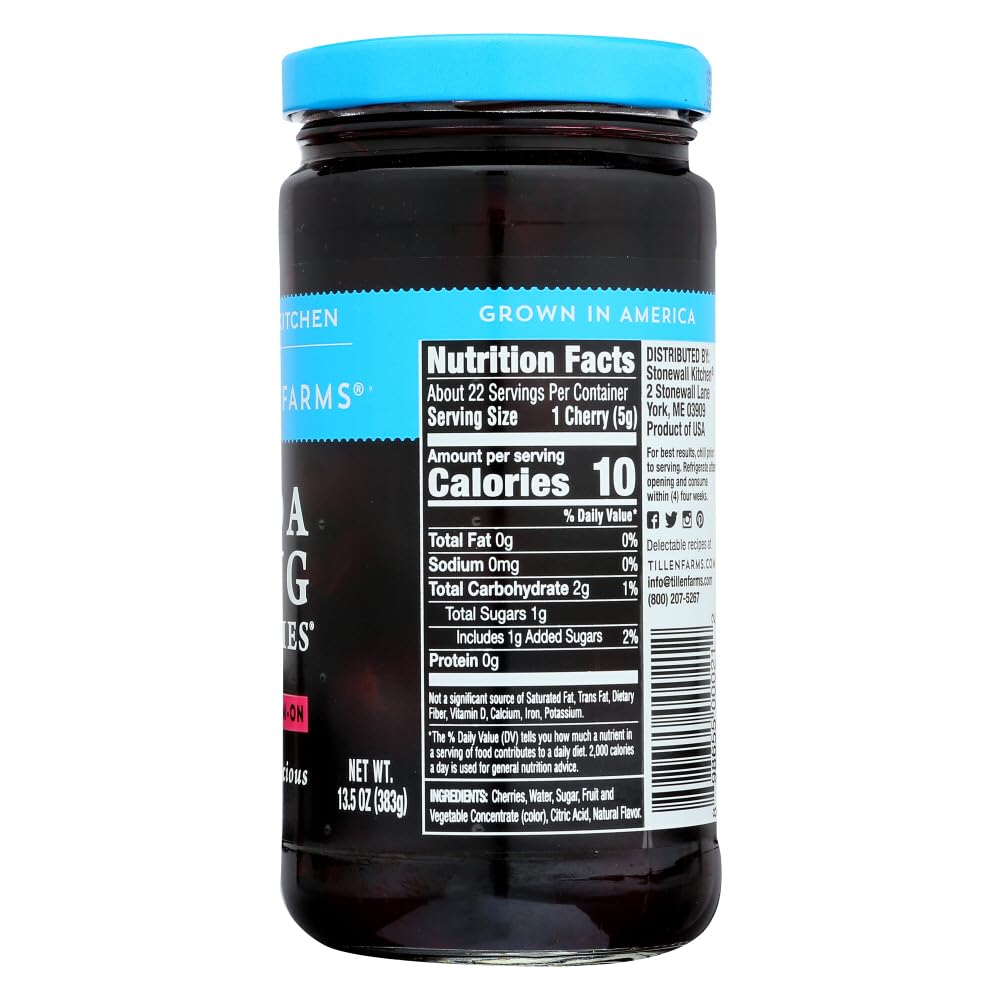 Tillen Farms Cherry Bada Bing (2 Pack) – Premium PNW Cherries, Pitted & Allergen-Free