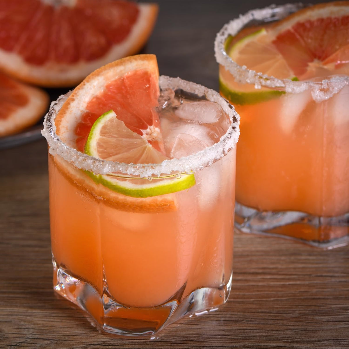 Tres Agaves Organic Grapefruit Paloma Mix – Real Grapefruit & Lime, 90 Calories/Serving, Vegan & Gluten-Free (2-Pack)