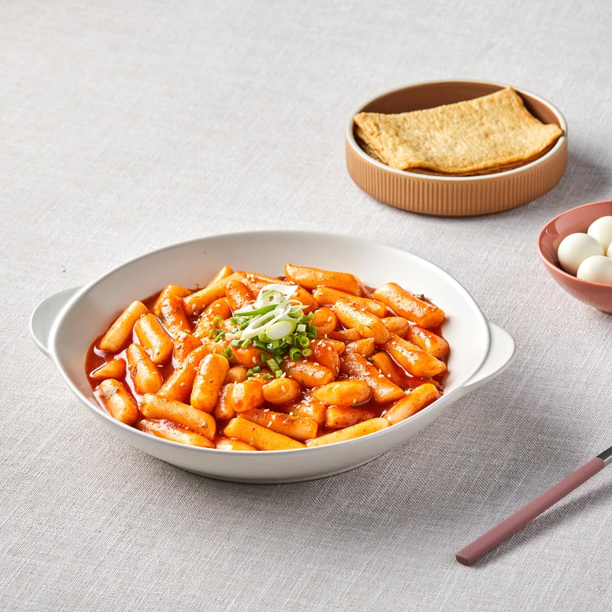 UNHA'S ASIAN SNACK BOX Korean Rice Cake Tteokbokki Stick – 3 Pack, Vegan, Non-GMO, Gluten Free | 21.16 oz per Pack