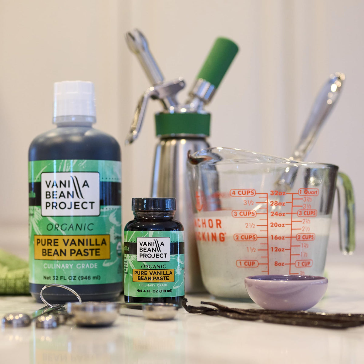 Organic Vanilla Bean Paste – VANILLA BEAN PROJECT | 4 oz