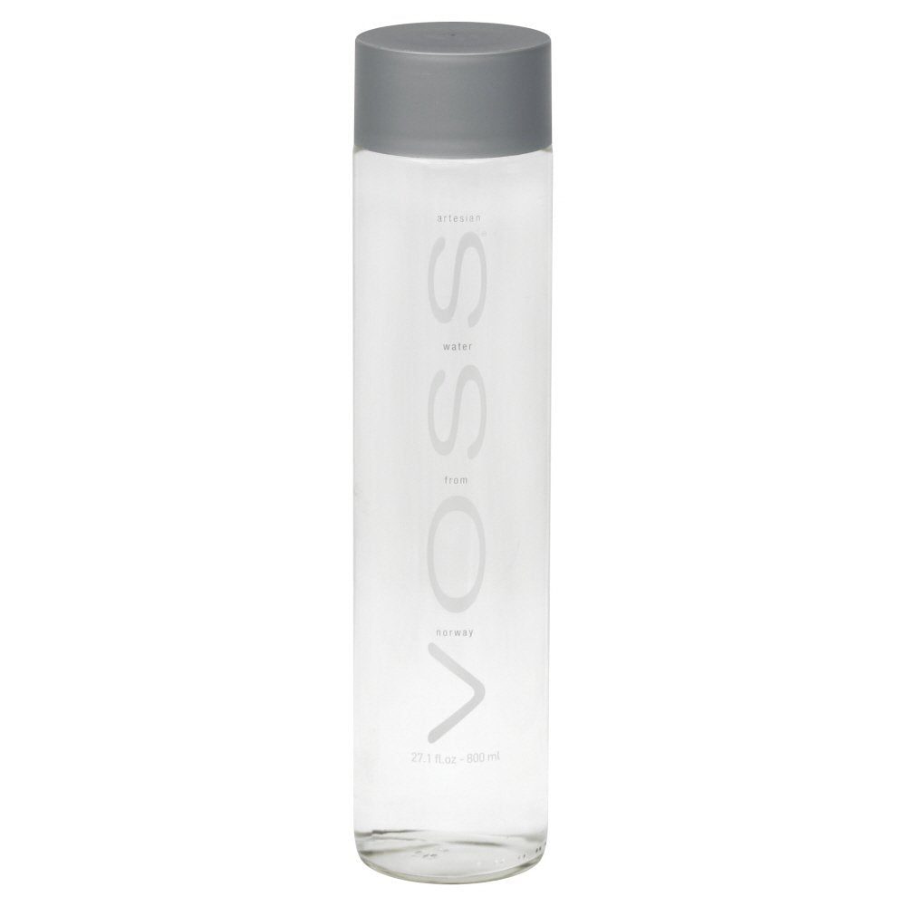 VOSS Artesian Water – Still in Glass Bottles, 27.1 oz (Pack of 6)