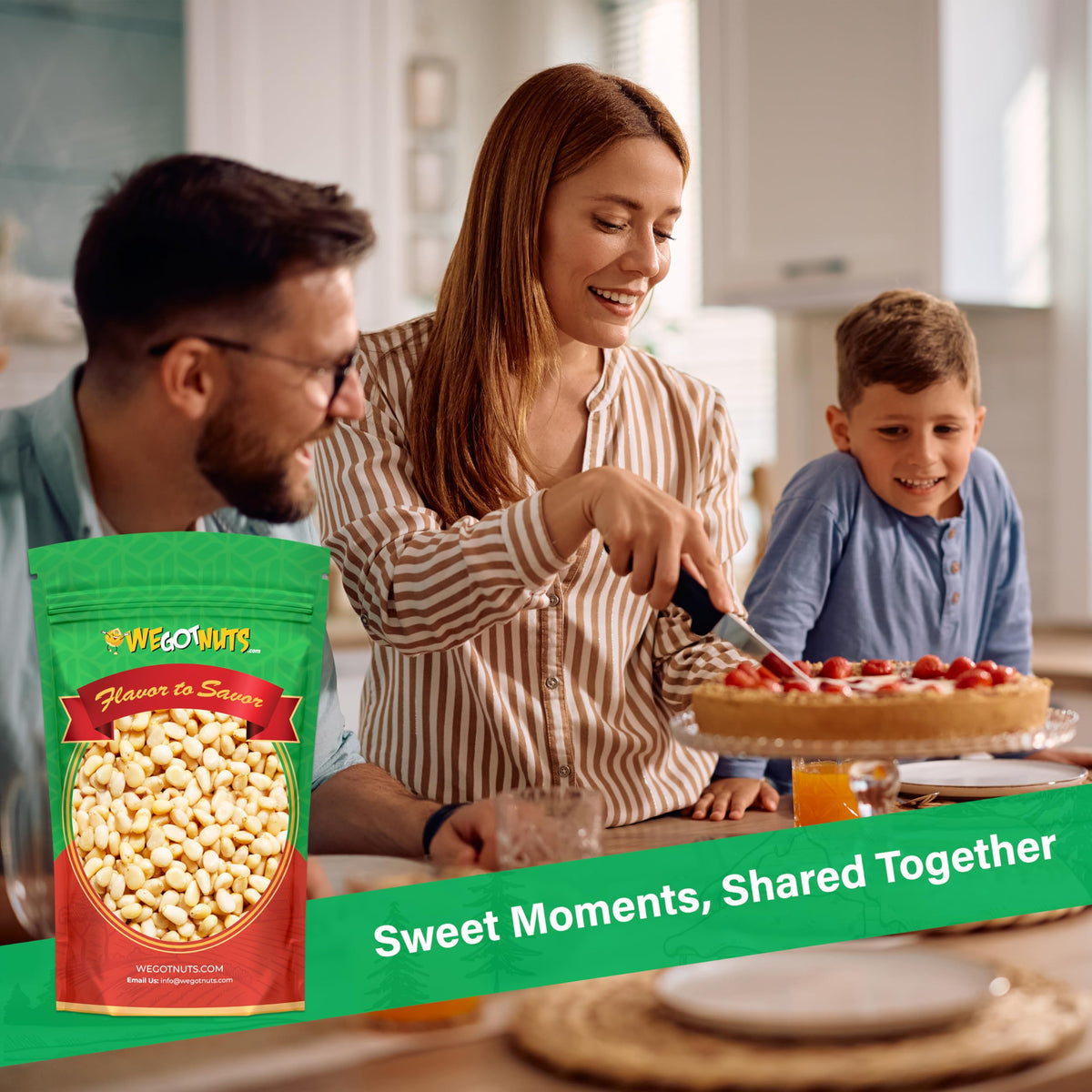 We Got Nuts Raw Pine Nuts – 2 lb Kosher, Fresh & Natural for Pesto, Salads & Cooking