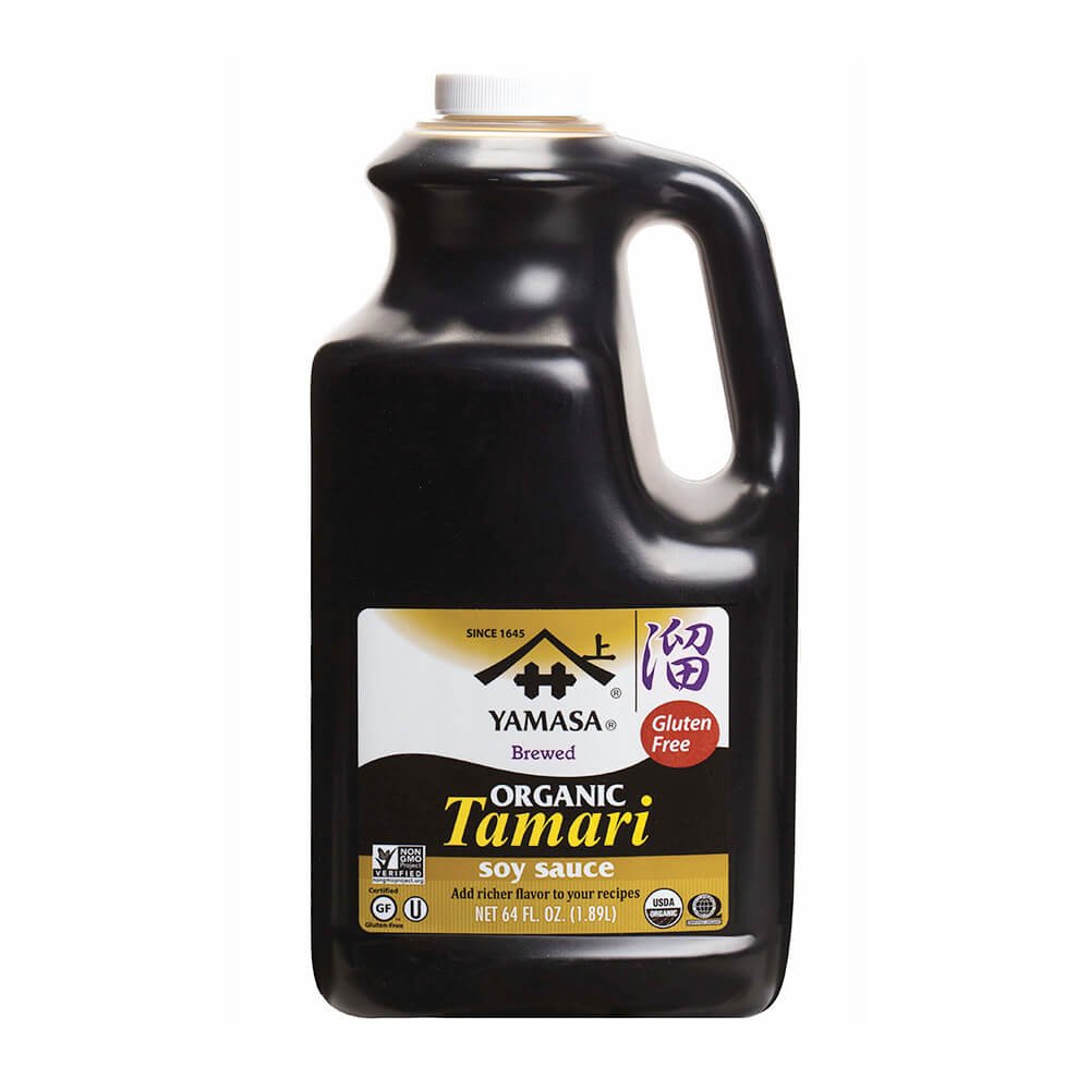 Yamasa Tamari Soy Sauce – Organic, Gluten Free, Non-GMO, Kosher (64 oz)