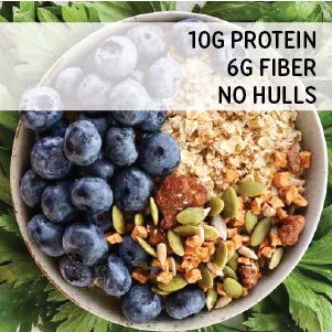 ZEGO Double Protein Raw Oats – Organic, Gluten Free, Glyphosate Free (28oz Bundle, 2x14oz)