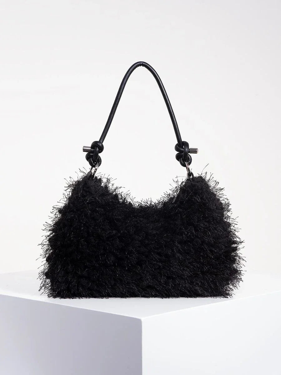 Random Pattern Shoulder Bag, Sequin Bag