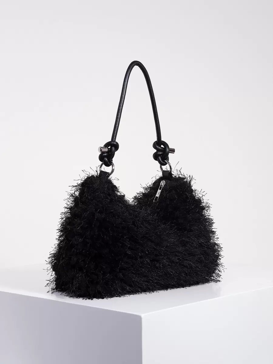 Random Pattern Shoulder Bag, Sequin Bag